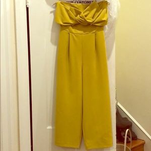 Mustard colour jumpsuit